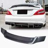 Для Mercedes CLS Class W218 C218 CLS63 AMG 2012-2017 Углепластиковый задний спойлер-крыло стиля R, накладка на крышку багажника, спойлер для стайлинга автомобиля