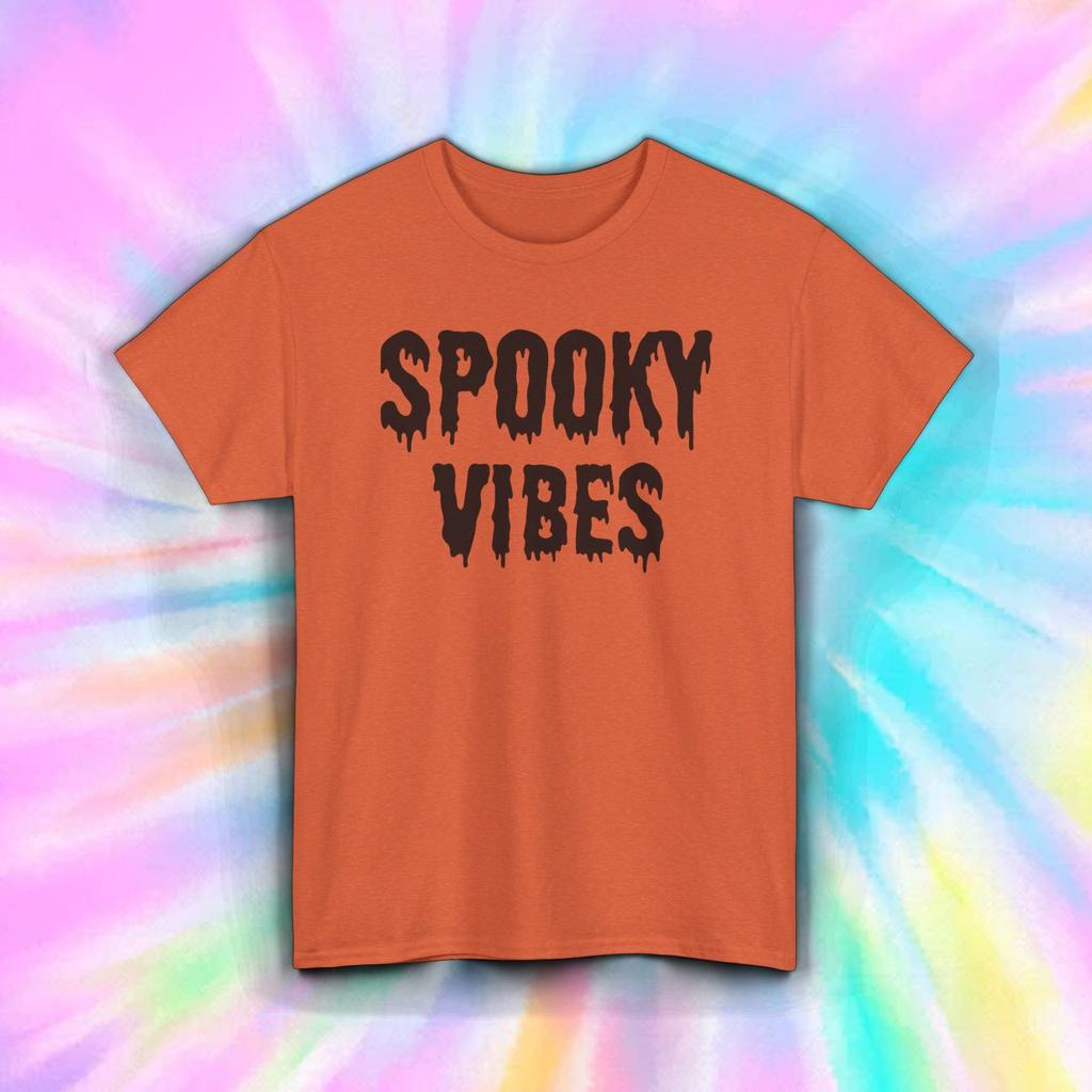 Spooky Vibes Shirt | Funny Retro Halloween Tee | Spooky Season Costume Shirt