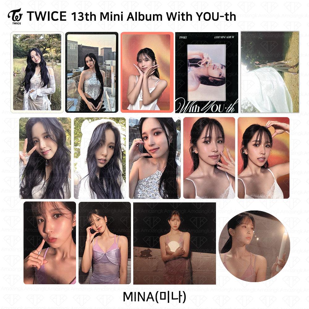 Twice 13-й мини-альбом с молодежной фотокарточкой YOU-th, постером, пленкой, стикером Mina KPOP K-POP