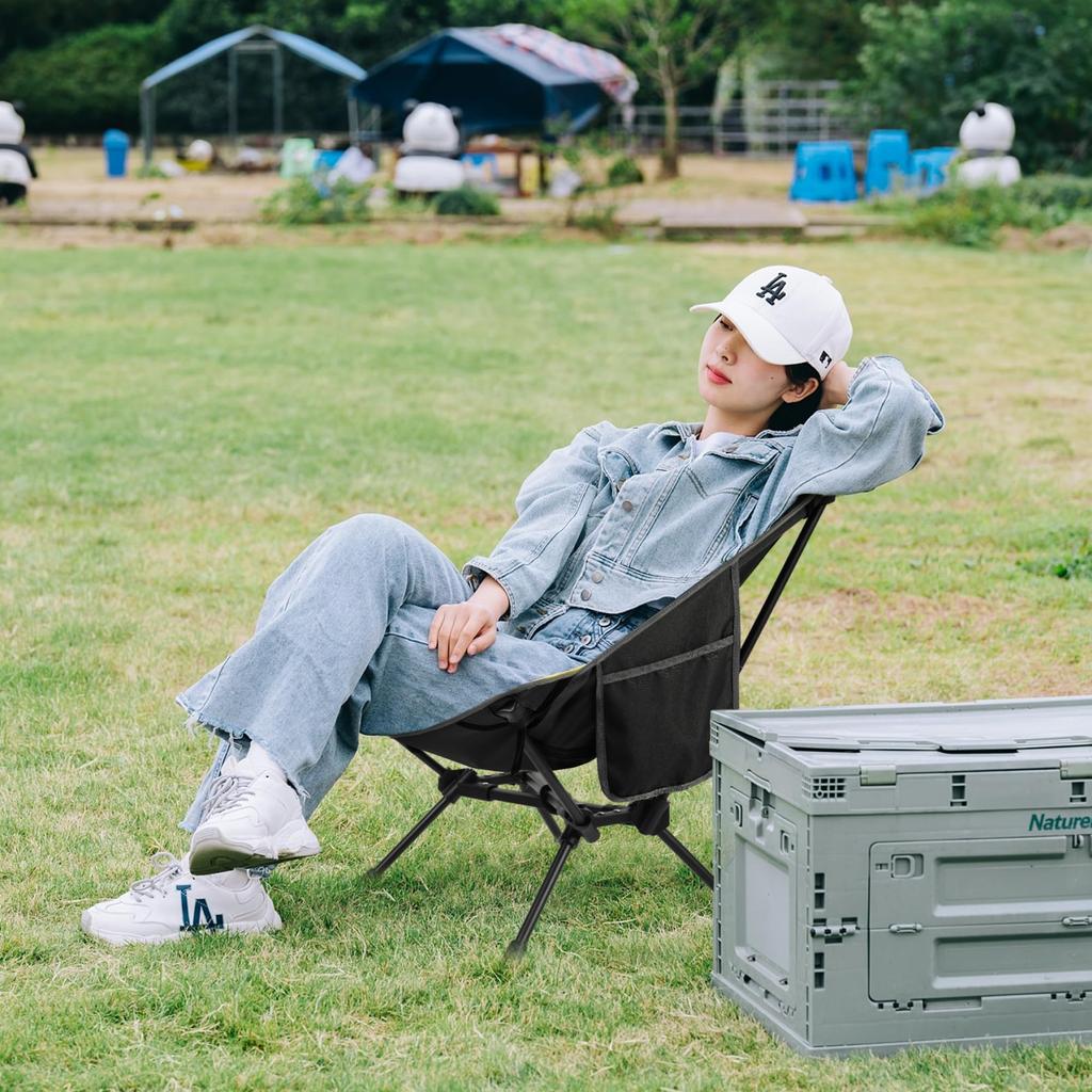 Сверхлегкий походный портативный складной стул для кемпинга TOBTOS с сумкой для переноски для кемпинга на открытом воздухе, пеших походов, туризма, пляжа, путешествий,