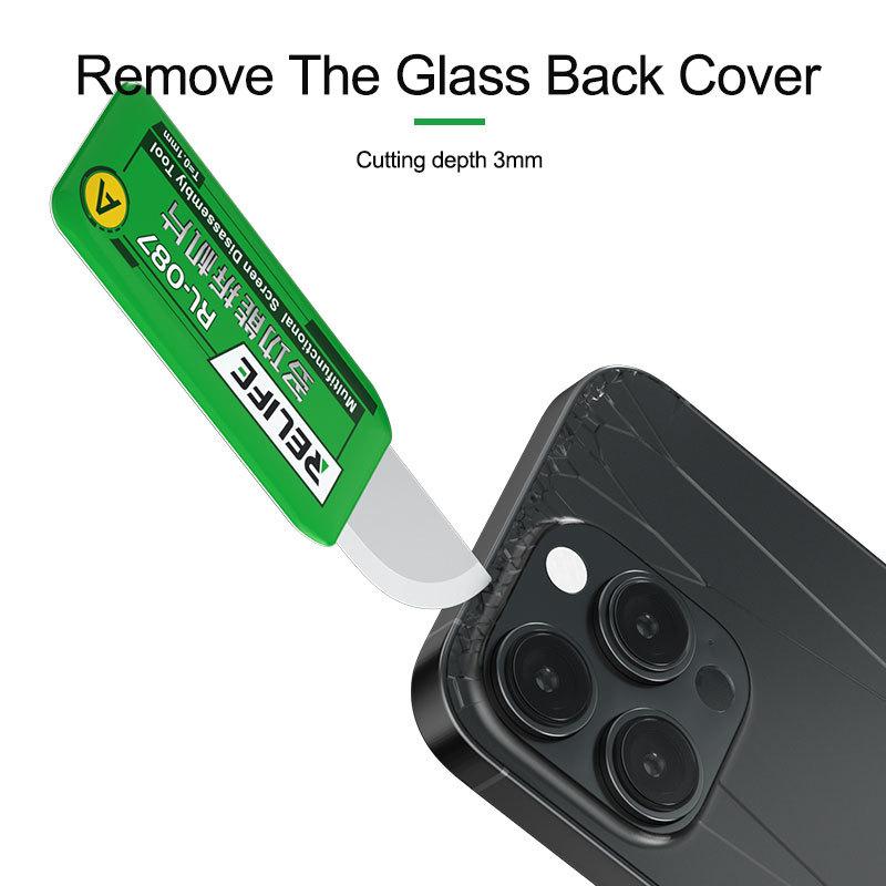 RELIFE RL-087 3-IN-1 Disassembly Tools for iPhone Samsung Mobile Phone Tablet Screen Glass Back Cover Pry Opening Repair Set