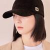 VARZAR VA Square Suede Ball Cap Black
