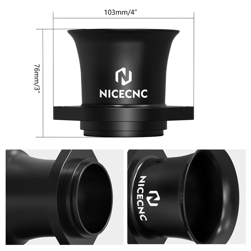NICECNC Мотоцикл Высокие обороты Мощность 65 мм Укороченный впускной резонатор для 1290 Super Adventure/R/S/T 1290 SAR SAS SAT 2013-2024 2023