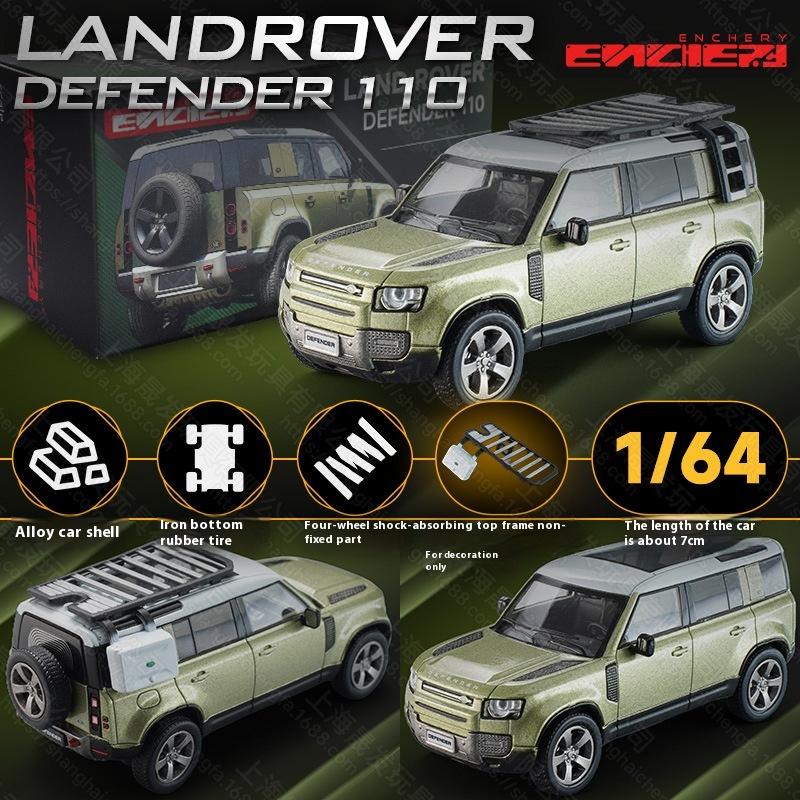 In Stock Enchery 1:64 Land Rover Defender 110 Simulation Alloy Miniature Die-cast Car Model Customized Toys Collection Gifts