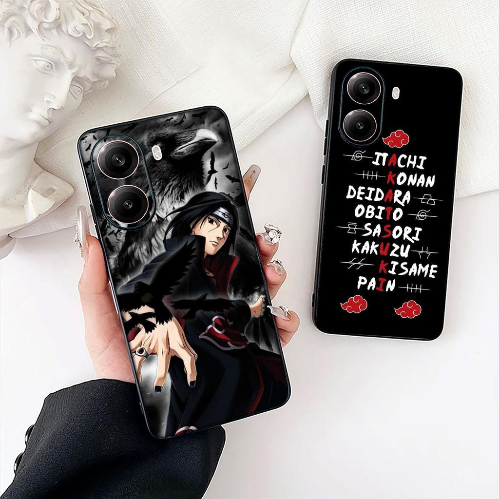 Itachi Uchiha Akatsuki Narutos Cover for Motorola Moto Edge 50 30 Fusion 40 NEO Ultra Pro G22 G23 G20 G35 G84 G13 G53 Phone Case
