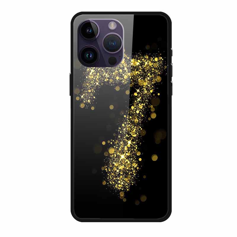 Закаленное Стекло Чехол Для iphone 15 Pro Max Чехол Жесткое Стекло Задняя Крышка Мягкий ТПУ Бампер Для iphone 16 Pro Max Чехол для Телефона 16Pro Max