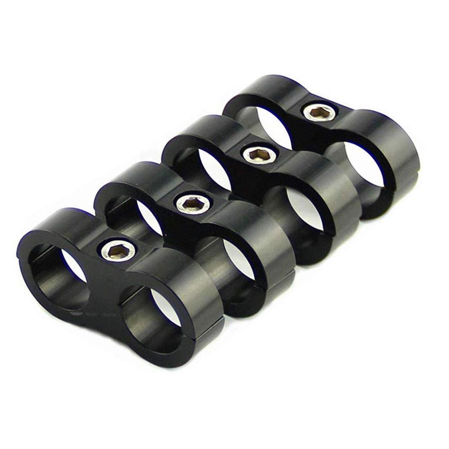 8 шт. CNC AN4 Оплетенный топливный маслопровод Разделитель Зажим Топливные маслопроводы