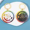 Color Wheel Keychain Art Gift For Artists, Color Swivel Wheel Keychain, Christmas Birthday Gift For Painter, Friend, Family