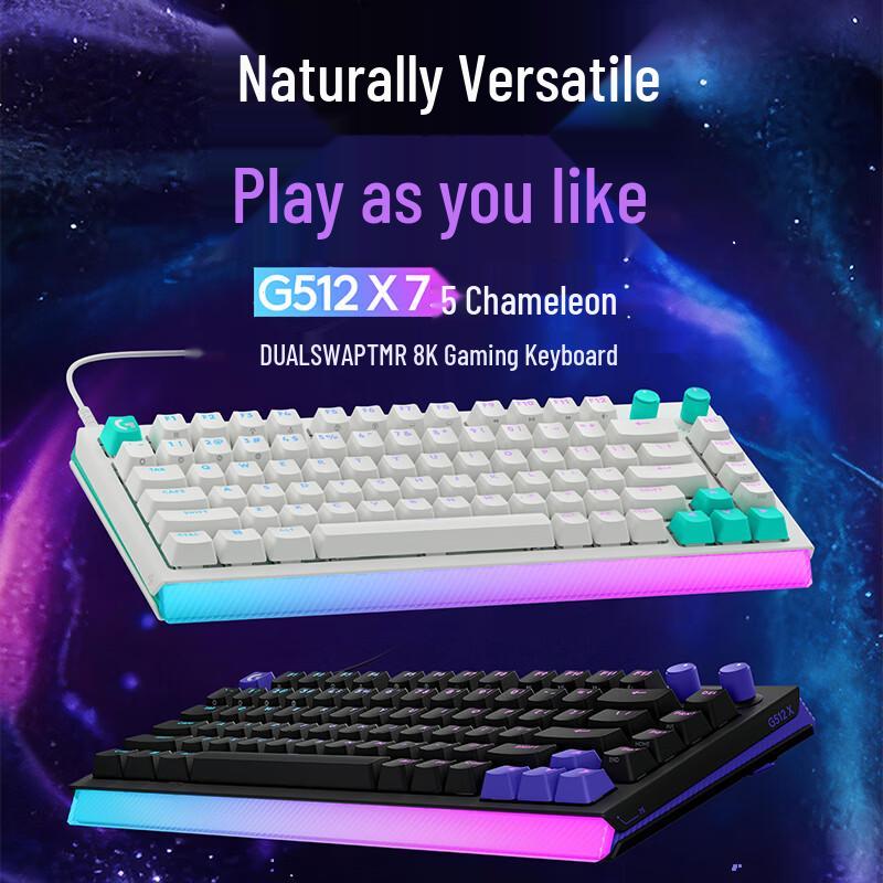 Игровая клавиатура Logitech G G512 X 75 с 75 клавишами, магнитная/механическая
