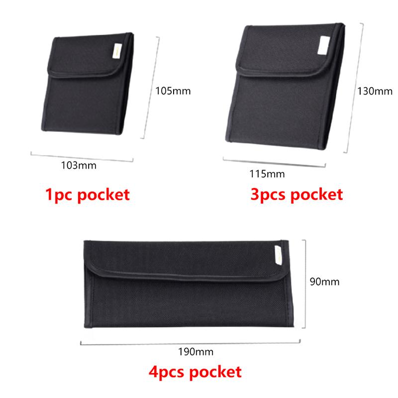 SLR Camera Lens Filter Storage Bag Foldable Pouch For UV CPL ND Filter Wallet Lens Adapter Ring Storage Case