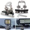 2 шт./Компл. Универсальный держатель для светодиодной рабочей фары-балки для бездорожья, крепление для автомобиля, кронштейн для рабочей фары, зажим-аксессуар