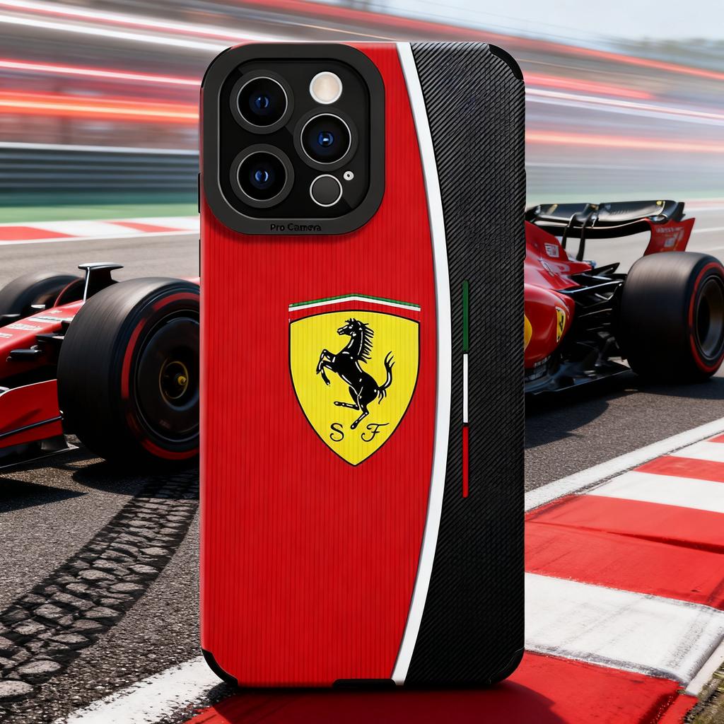 Чехол для телефона со всеми включенными эмблемами автомобилей Для Ferrari Racing Для iPhone 11 12 13 14 15 16 17 Pro X XR XS Max Mini 7 8 Plus Аксессуары