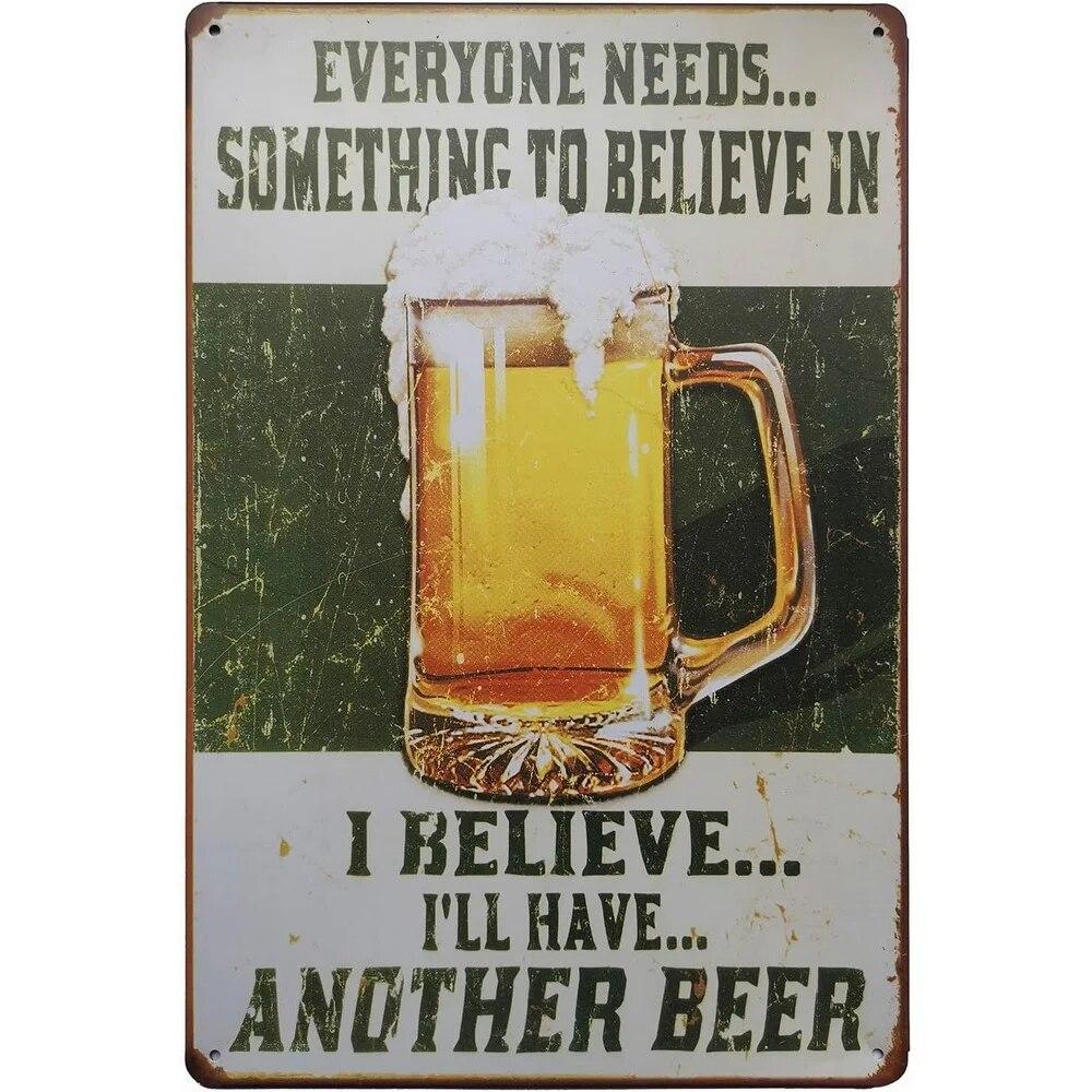 Cheers A Beer Free Beer Tomorrow Metal Tin Signs Posters Plate Wall Decor for Man Cave Bars Cafe Clubs Retro Posters Plaque