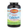 Carlson Labs Детские жевательные таблетки с кальцием, вкус ванили, 250 мг, 120 таблеток