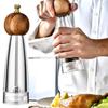 Pepper Grinder Transparent Thickness Adjustable 6/8 Inches Handheld Manual Spice Masher Salt Shaker Kitchen Gadget