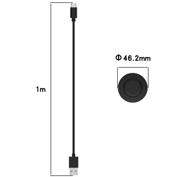 Беспроводное магнитное зарядное устройство для Xiaomi Watch S1 M2108W1 с зарядным кабелем длиной 1 м.