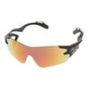 Sunglasses Purple Gold Free Size [AirFly] AF-301 C-3 Frame Black, Lens Mirror,