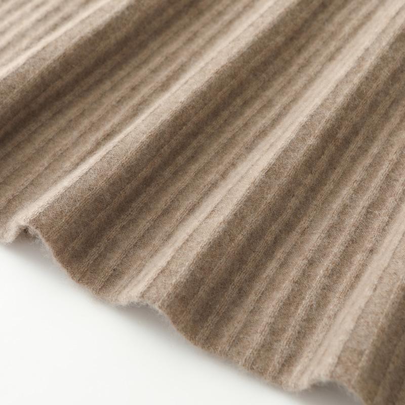 Женское кашемировое платье Qinghe кашемир 30% кашемир 70% шерсть осенне-зимняя кашемировая юбка мягкая и теплая