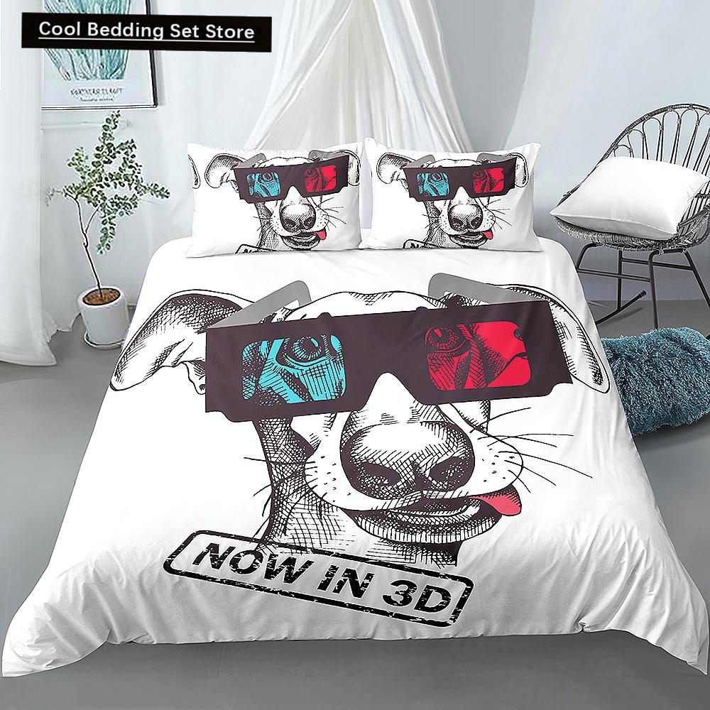 Пододеяльник из альпаки размера King Queen Kawaii Farm Animals комплект постельного белья для детей с рисунком ламы из альпаки 2/3 шт. полиэстеровый пододеяльник