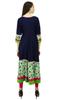 Phagun Платье-туника в этническом стиле из искусственного шелка Anarkali Kurta с цветочным принтом