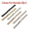 Garmin Lily 2 uchun aqlli soat tasmasi bilaguzuk metall tasma