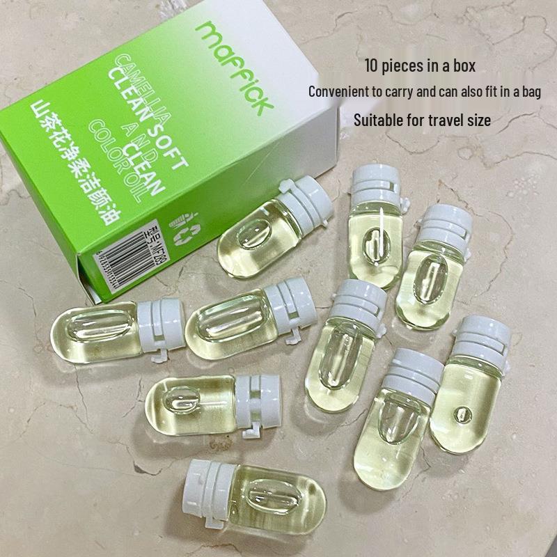 MAFFICK Очищающее масло с камелией: Нежное, Глубоко очищающее и Питательное средство для снятия макияжа, Мультиэффект, Увлажняющая формула.