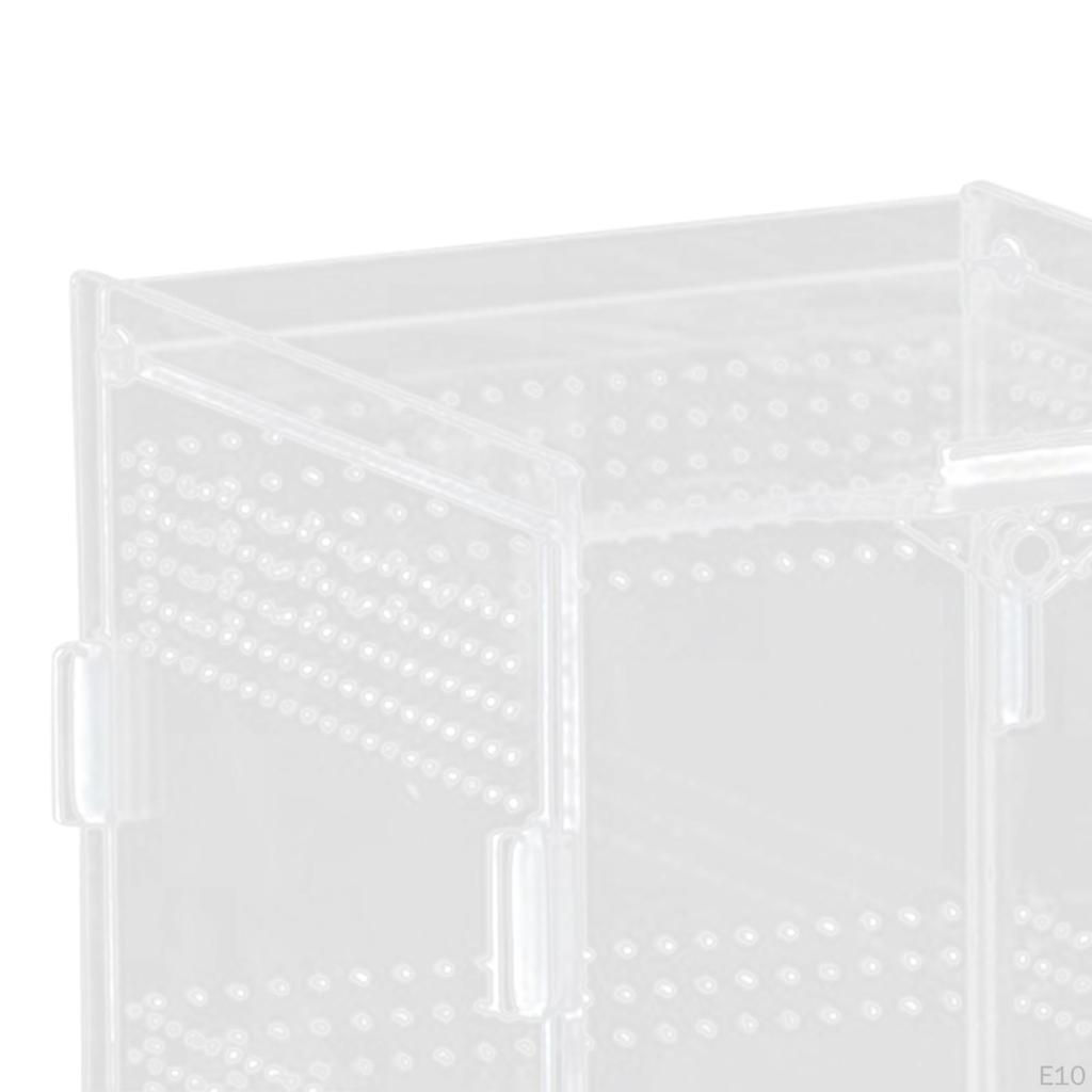 Reptile Breeding Box Animal Habitat Cage Clear Terrarium Enclosure for Geckos Young