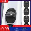 GLC GLB 2/4pcs Silicone Car Door Lock Buckle Protector Cover For Mercedes Benz AMG W204 W213 W205 W211 W176  W164 Cla Smart  Ac