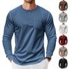 Men'S Knitted Shirt Street Casual And Fashionable Long Sleeved Top
