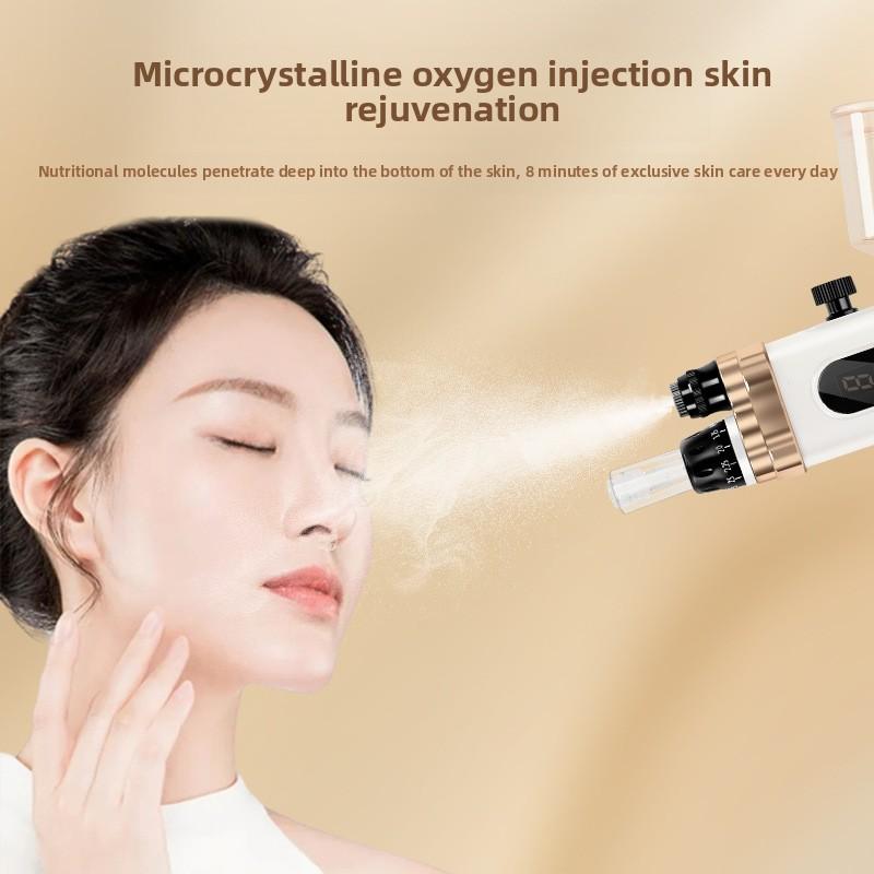 Новый микрокристаллический кислородный инъекционный инструмент, введение в водный свет эмбриона лифтинговый косметический инструмент