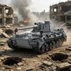 Научная модель из строительных блоков "Танк-защитник 57"