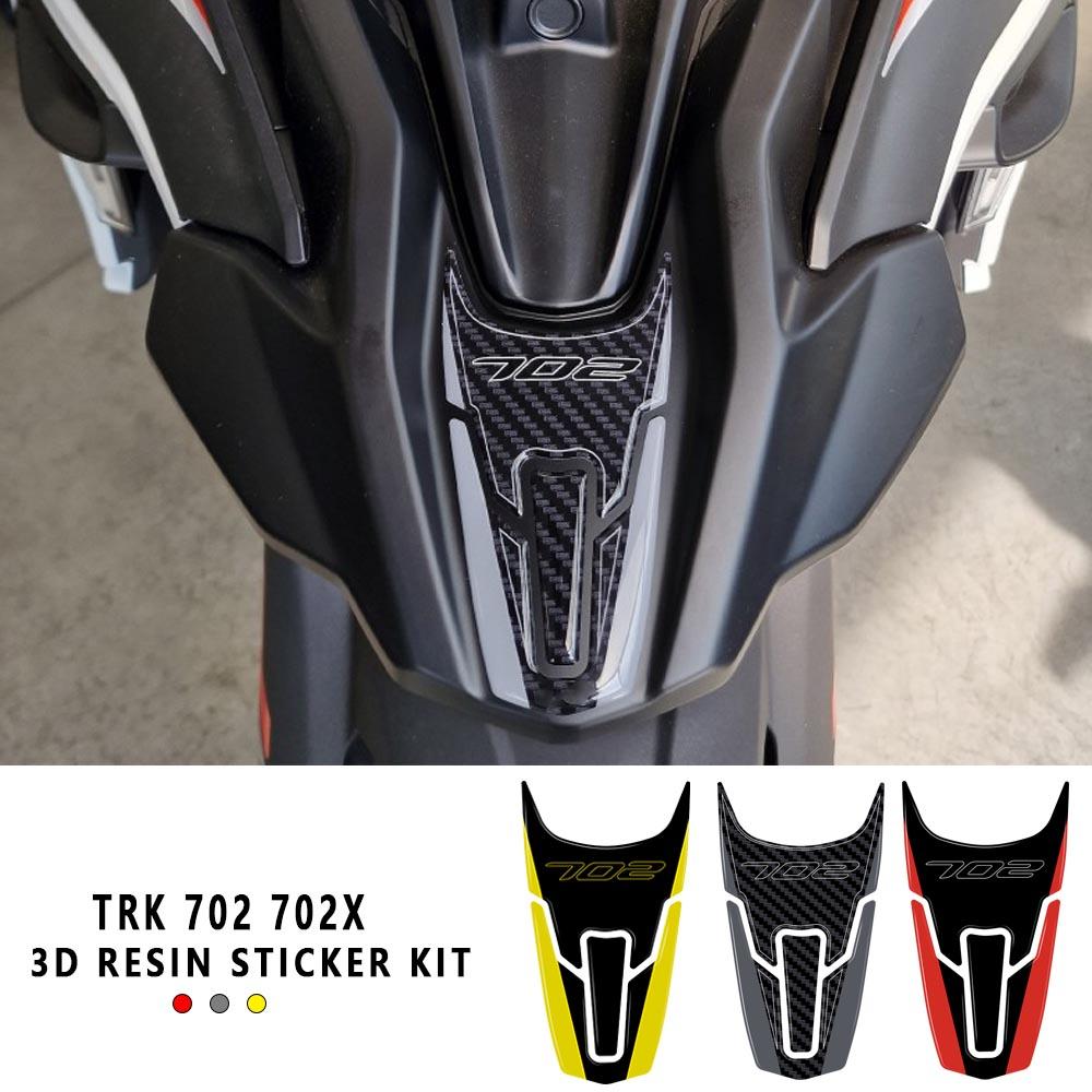 2023 TRK702 Sticker 3D Gel Epoxy Sticker Kit 3D Motorcycle front end Protection Sticker For Benelli TRK 702 TRK 702X 2023-