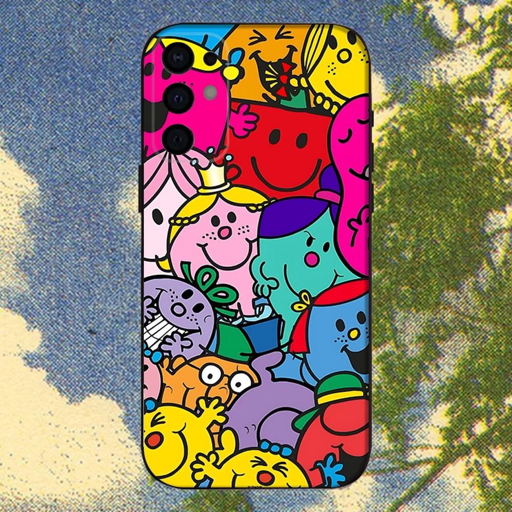 Чехол для телефона Mr Men L-little Miss для Samsung S25, S24, S21, S22, S23, S30, Ultra, S20, Plus, Fe, Lite, Note, 10, 9, 5G Черный