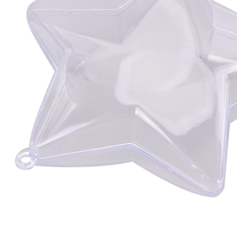 Прозрачный пластиковый шар. Прозрачные пластиковые шары для рукоделия, безделушки для рождественского декора.