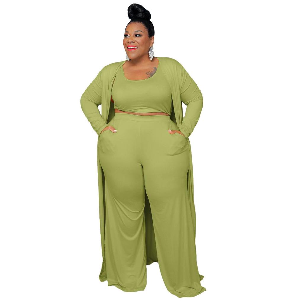 Women's Casual Fashion Sports Home Robe Coat Three-piece Set - 2022 Autumn/Winter Collection