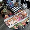 One Piece3,Round Area Rug,Carpet Rug for Living Room Bedroom Sofa Playroom Decor,Non-slip Floor Mat