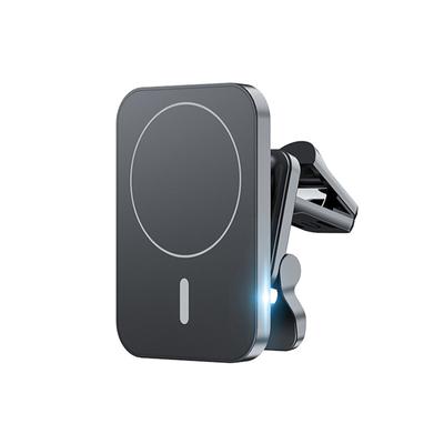Магнитный автомобильный держатель для Iphone 12 13 14 Pro Max Magsafe 15 Вт, беспроводные быстрые зарядные устройства, автомобильные аксессуары для мобильных телефонов, индукционное зарядное устройство