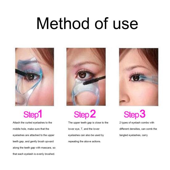 Защита для ресниц Твердая защита от выпадения Легкая защита для макияжа Тушь для ресниц Аппликатор для завивки Расческа для женщин