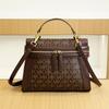 Retro Letter Printed Women's Bag New Style Versatile One Shoulder Crossbody Small Square Bag Commuter Bag Handbag Trendy