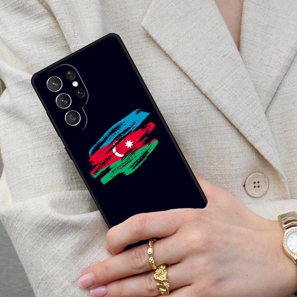 Чехол для телефона Азербайджан Бута Флаг для Samsung Galaxy S26 Ultra S25 S24 S23 S22 S21 S20 Note10