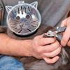 Прозрачный намордник для кошки Покрытие для груминга питомца Маска для лица Аксессуары против укусов для кошек Дышащий шлем-клетка против вылизывания для кошек