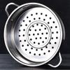 Kitchen Cooking Tool Steamer Basket with Double Ear Pot Steaming Grid New Drain Basket