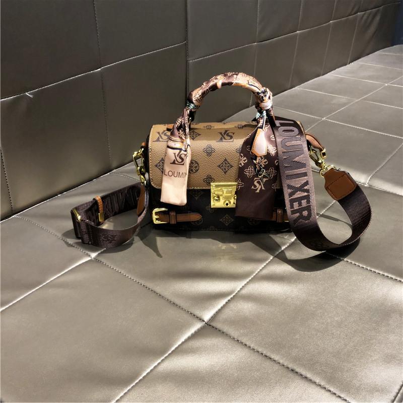 Новая Сумка Кросс-боди Осенняя Женская Кожаная Сумка Маленькая Сумка На Одно Плечо Маленькая Квадратная Сумка