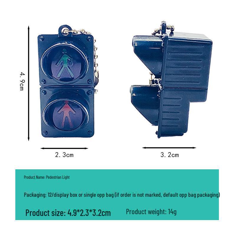 Брелок-подвеска в виде мини-светофора