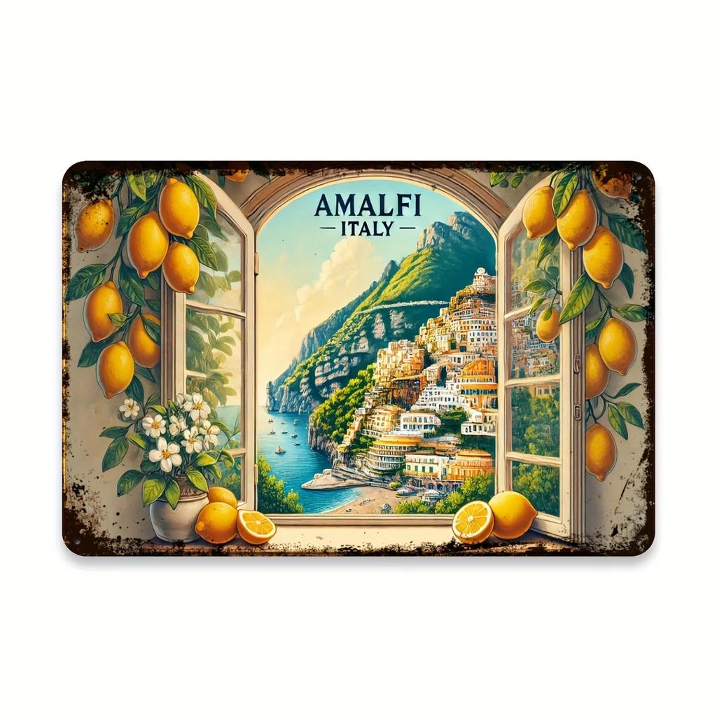 Vintage Bird Cactus Flamingo Metal Tin Sign Wall Art for Home, Bar, Garage & Garden Decor | Easy-Hang Vintage Animal Design