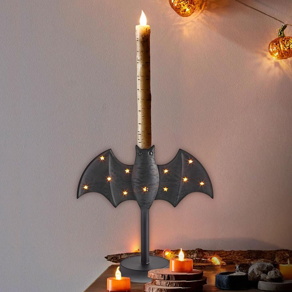 Large -Twinkle- Bat- Candlestick Large Twinkle- Bat- Candlestick