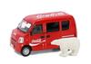 Tiny City Suzuki with Polar Bear 1/64 Coca-Cola (Red)