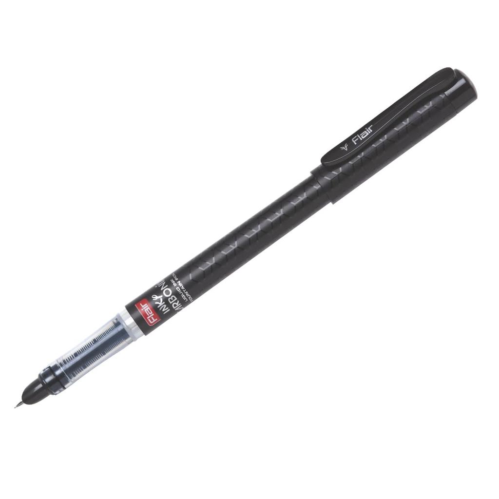Flair Inky Series Carbonix Fountain Pen Set Blue Ink Pack Of 1X 6PC With Jumbo Cartridges For School Office Writing