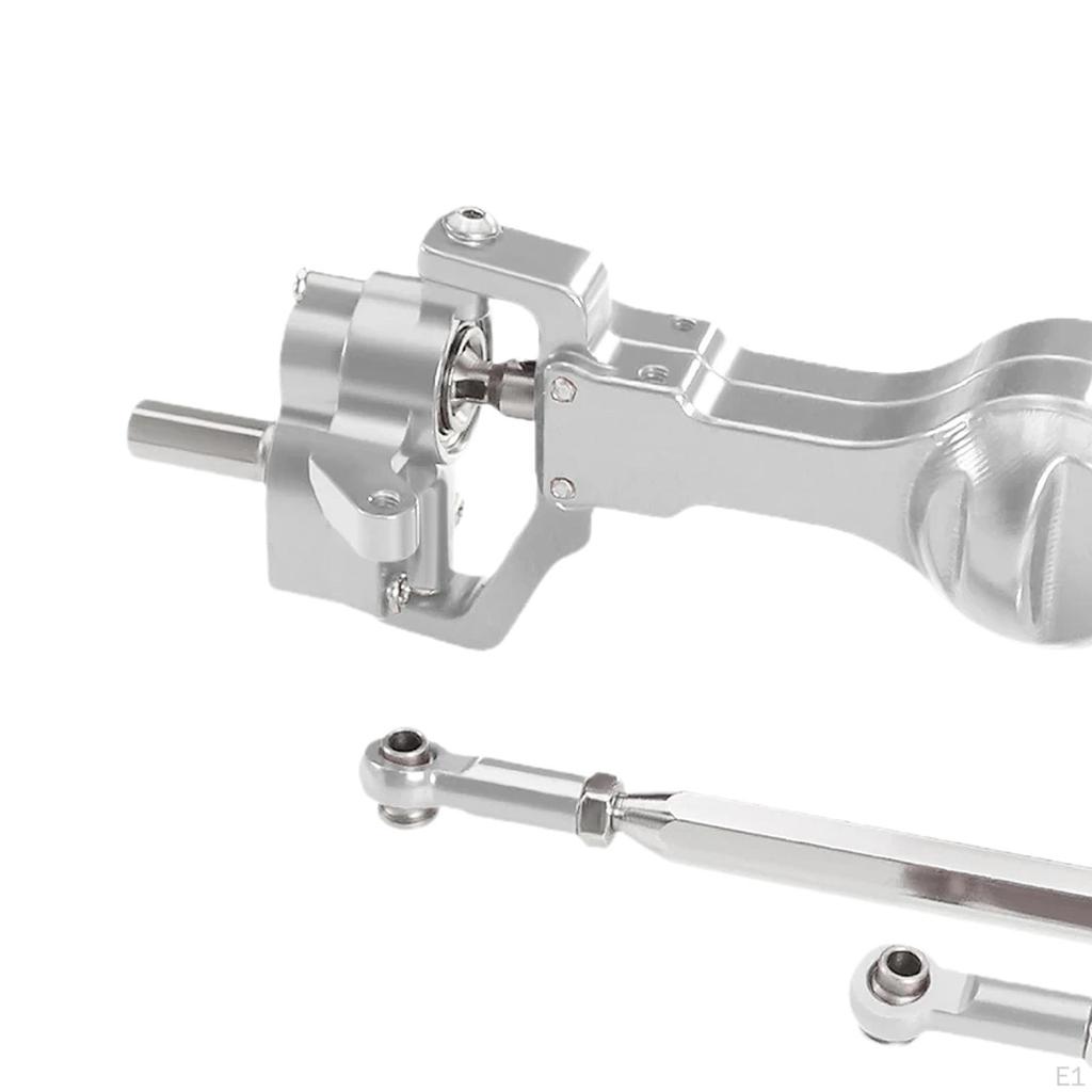 Aluminum Alloy RC Car Front Rear Axle, Easy to Install, Upgrade Complete Set for 1:16 C14 C24 DIY