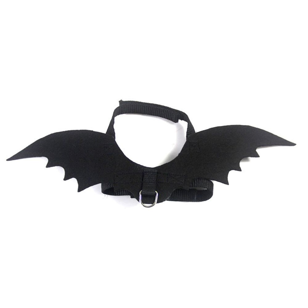 with Traction Rope Hook Cosplay Prop Party Dress Halloween Bat Wings Pet Costume Dog Cat